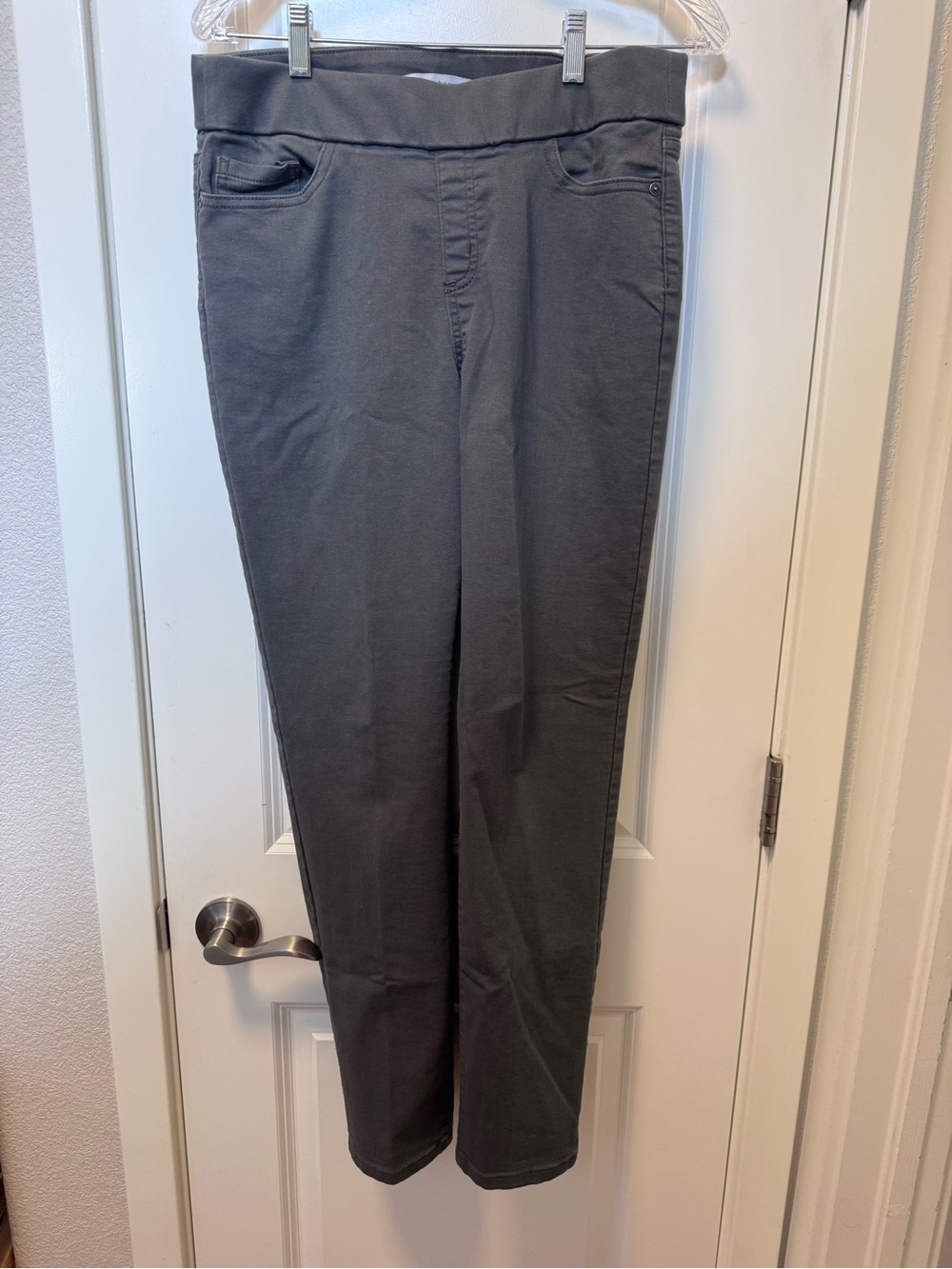 Liz Claiborne Amber Pull-On Pants in Dark Charcoal